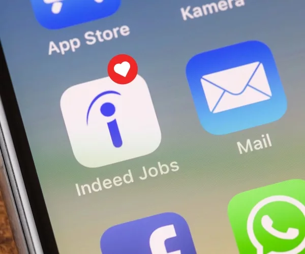 Jobs in der Indeed App